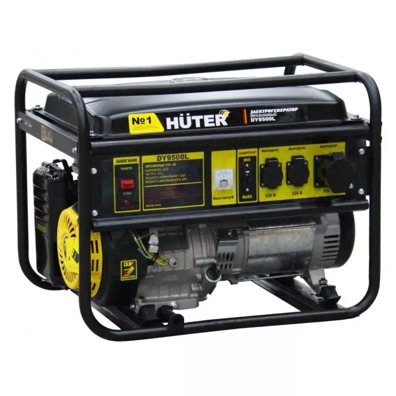 Генератор бензиновый Huter DY9500L фото