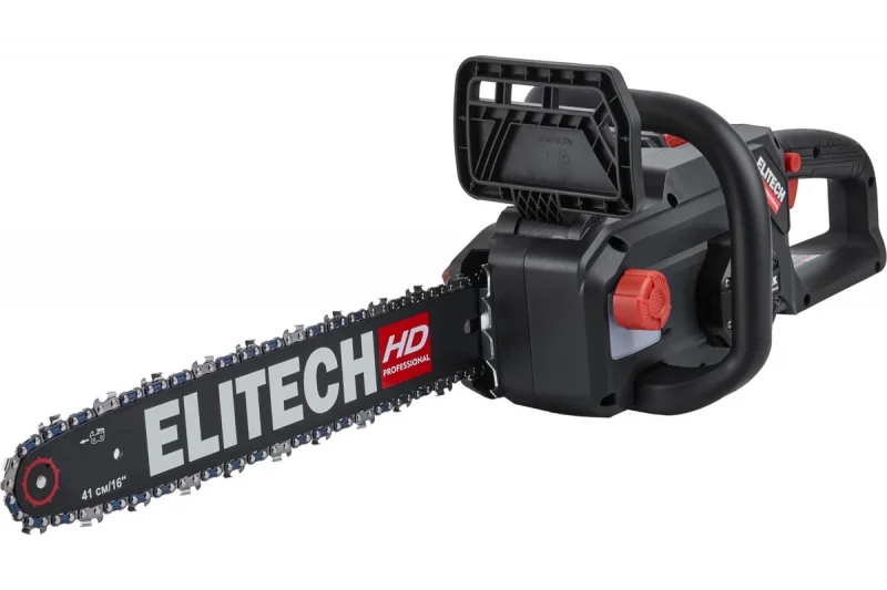 Пила цепная аккумуляторная Elitech HD CS 4016BLК фото